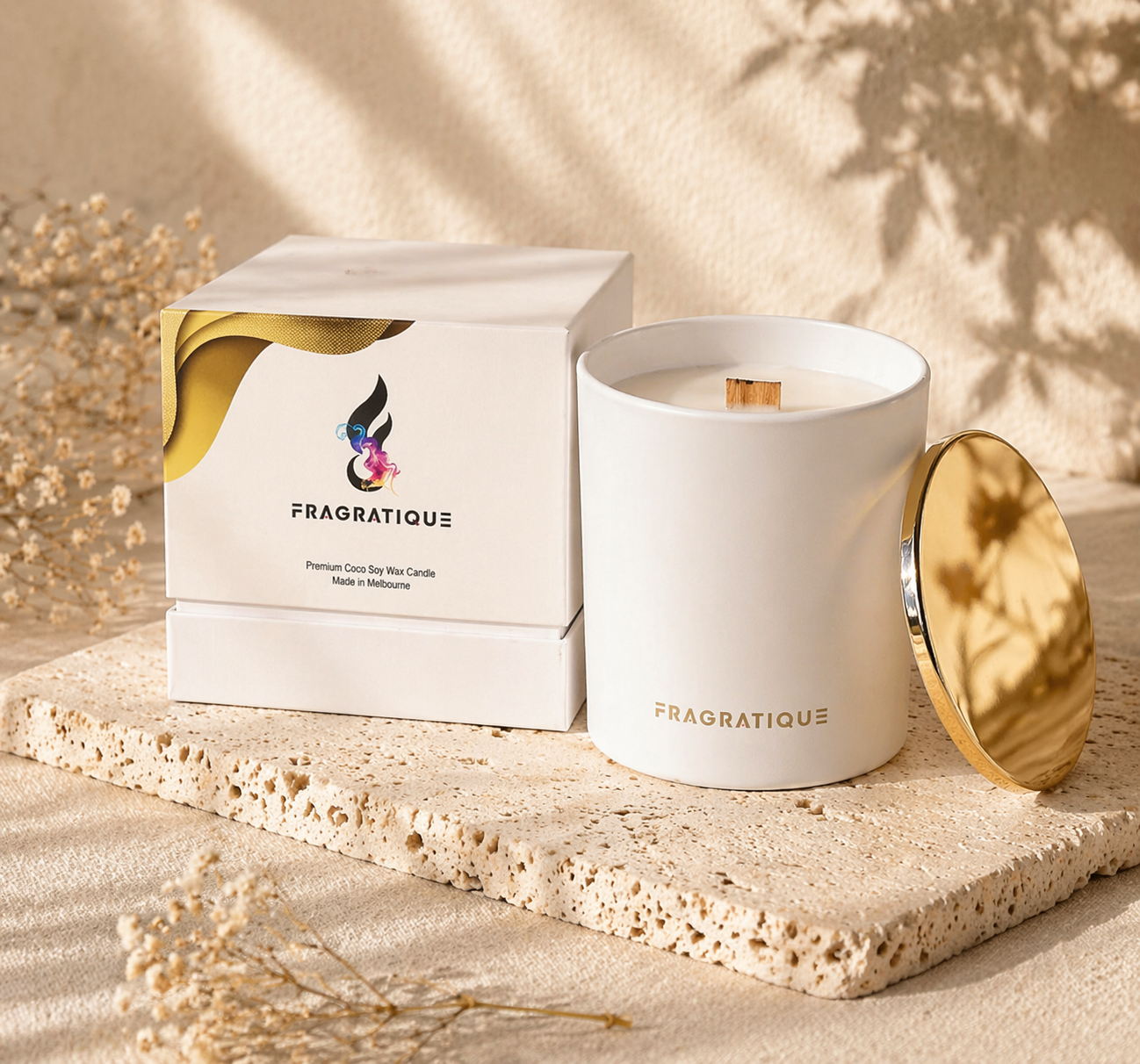 Vanilla and Caramel Large Candle