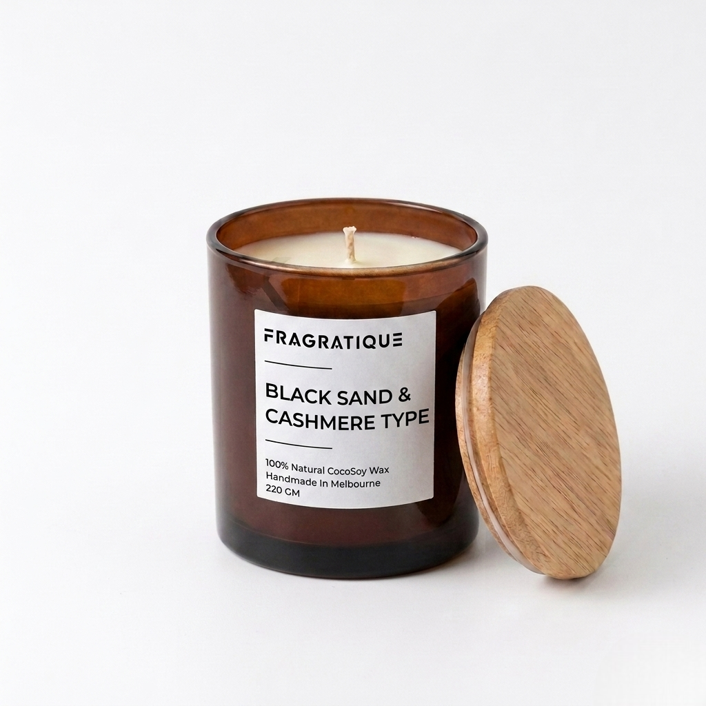 Black Sand & Cashmere Type Small Candle