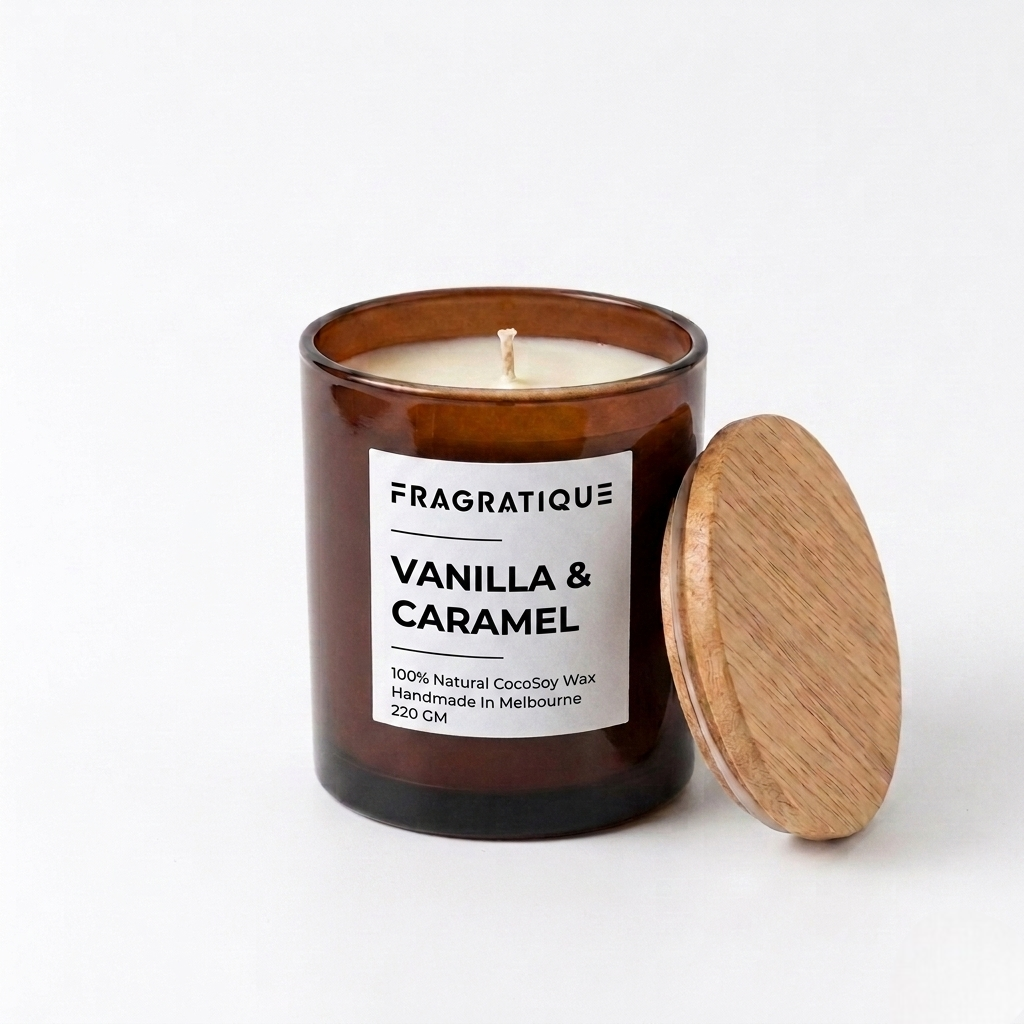 Vanilla and Caramel Small Candle