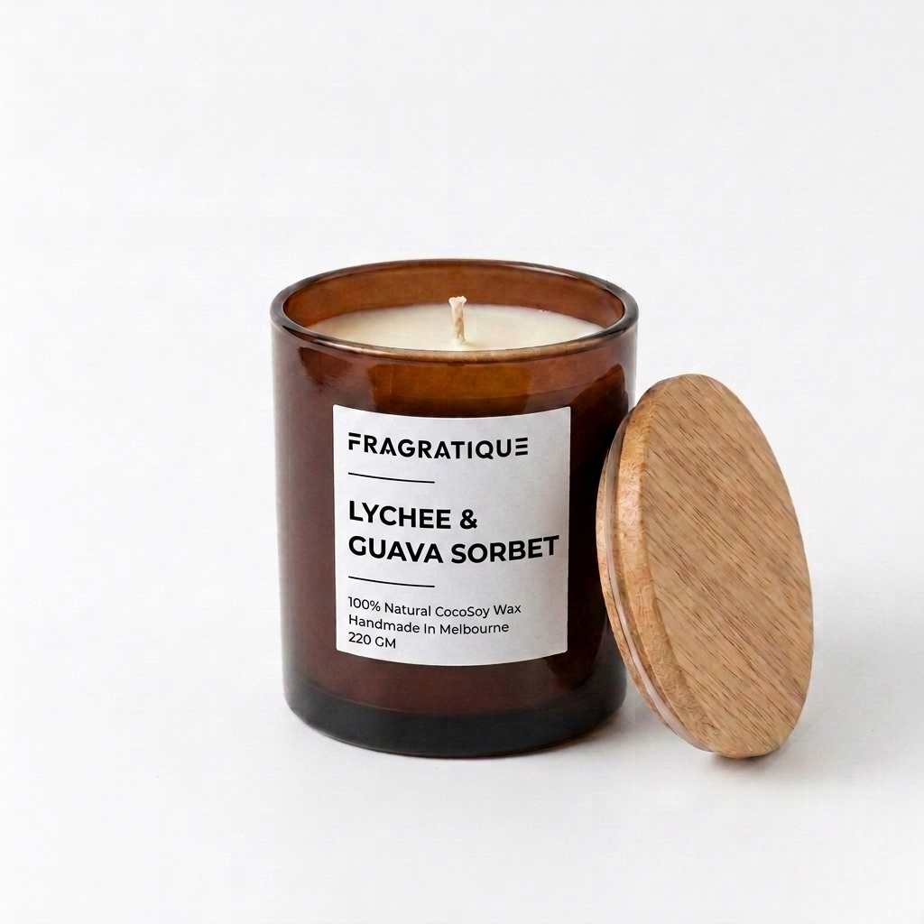 Lychee and Guava Sorbet Small Candle