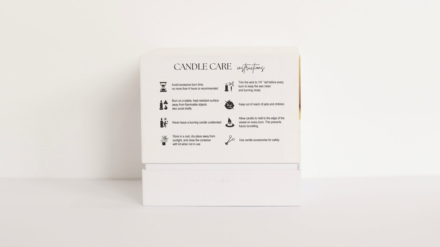 Ambered Sandalwood Large Candle