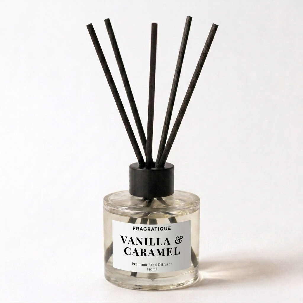 Vanilla and Caramel Small Reed Diffuser