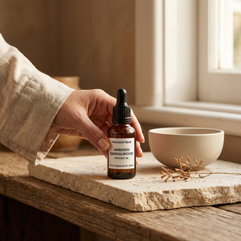 Ambered Sandalwood Pure Fragrance Oil