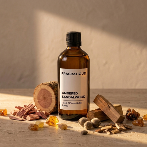 Ambered Sandalwood Reed Diffuser Refill