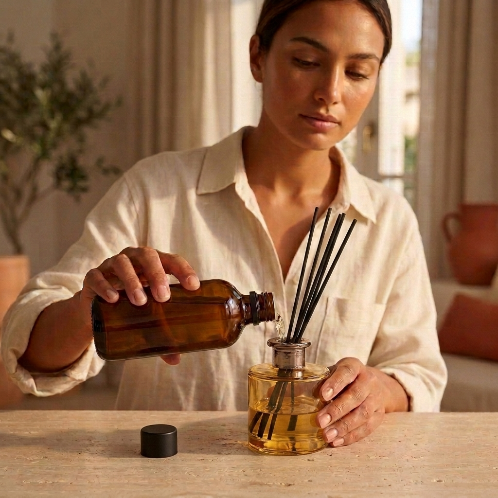 Vanilla and Caramel Reed Diffuser Refill