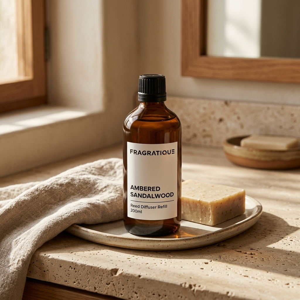 Ambered Sandalwood Reed Diffuser Refill