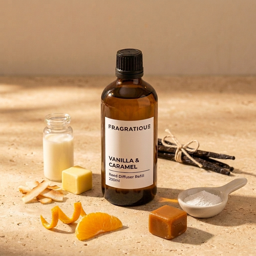 Vanilla and Caramel Reed Diffuser Refill