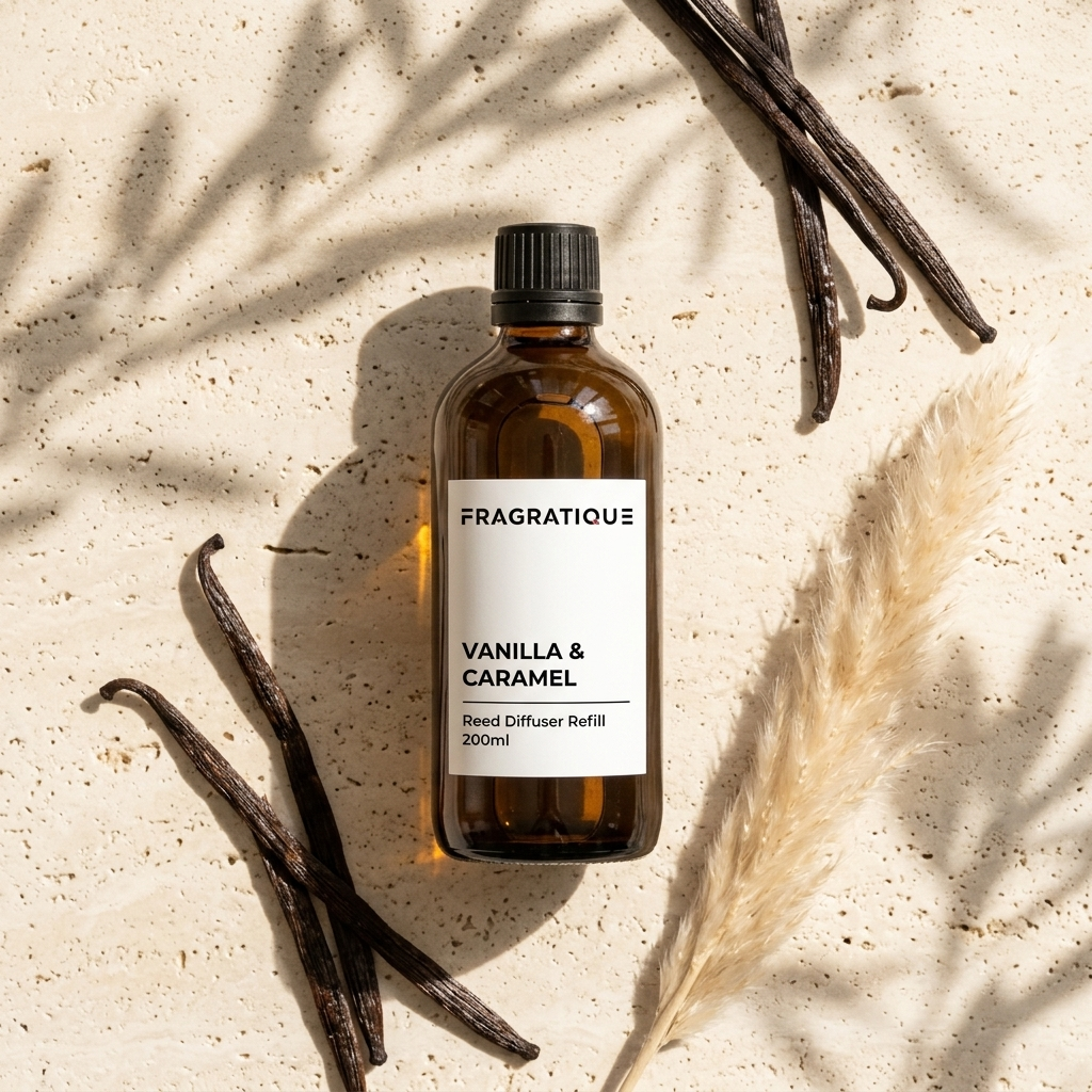 Vanilla and Caramel Reed Diffuser Refill