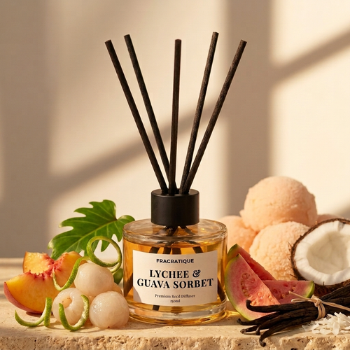 Lychee and Guava Sorbet Small Reed Diffuser