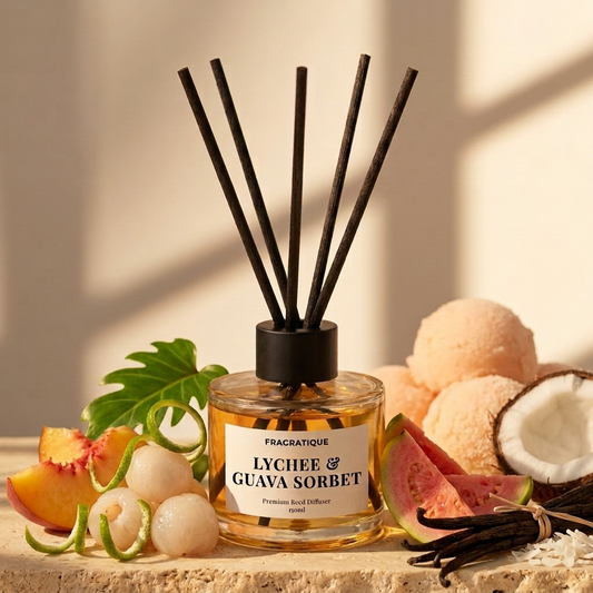 Lychee and Guava Sorbet Small Reed Diffuser
