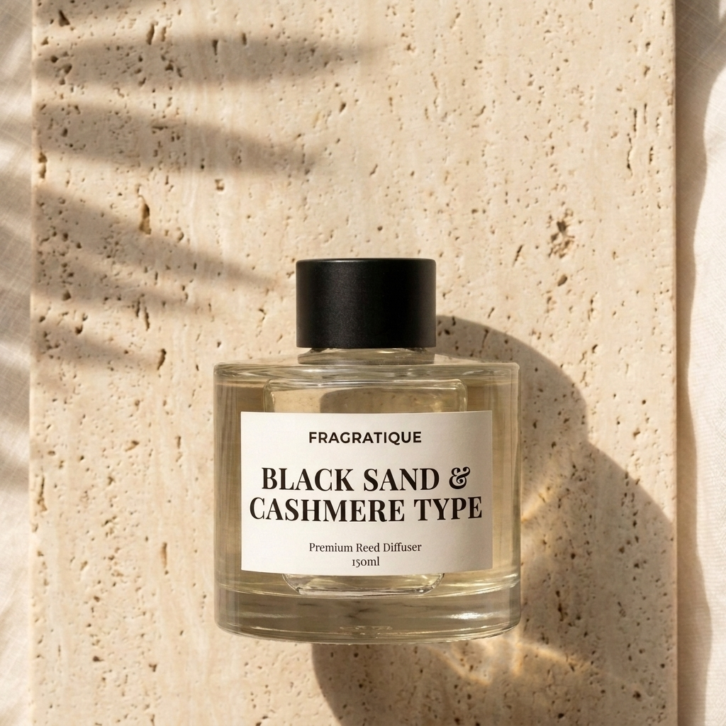 Black Sand & Cashmere Type Small Reed Diffuser
