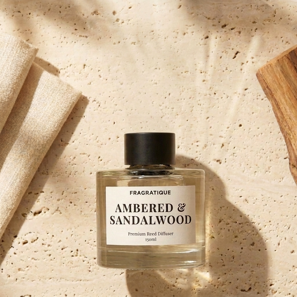 Ambered Sandalwood Small Reed Diffuser