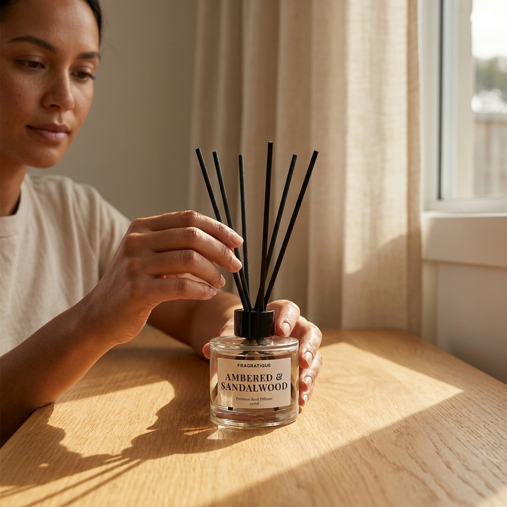 Ambered Sandalwood Small Reed Diffuser