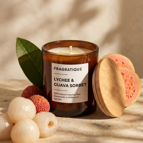 Lychee and Guava Sorbet Small Candle