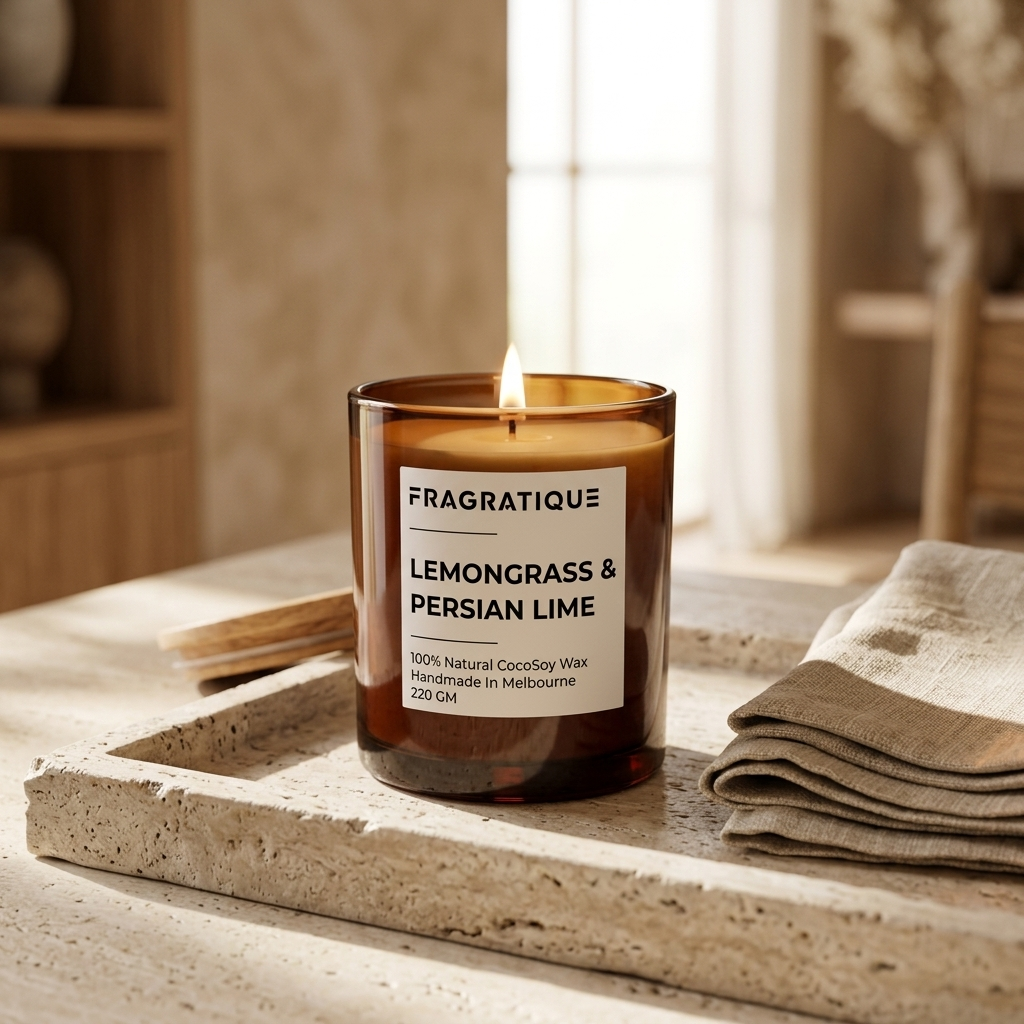 Lemongrass and Persian Lime Small Candle