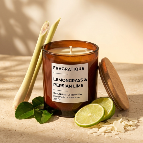 Lemongrass and Persian Lime Small Candle