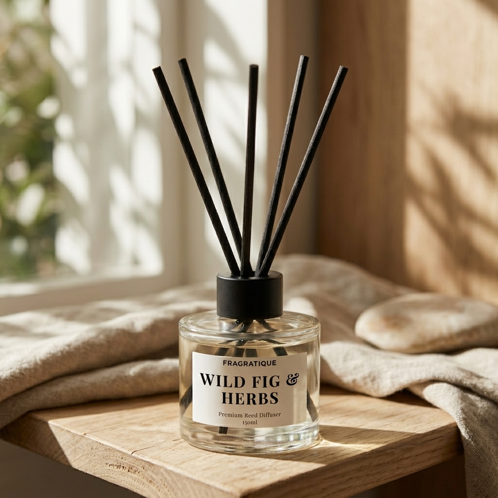 Wild Fig and Herbs Small Reed Diffuser
