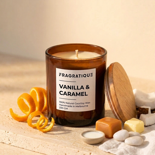 Vanilla and Caramel Small Candle