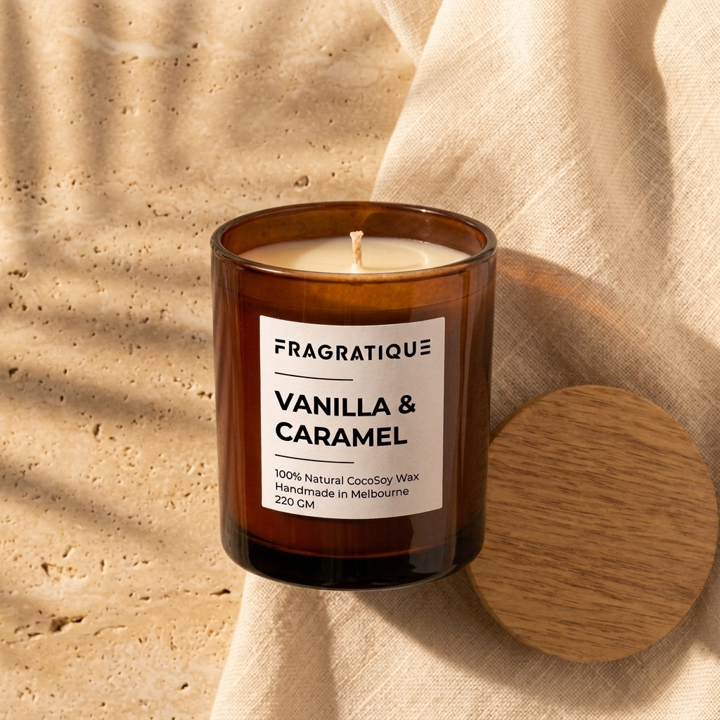 Vanilla and Caramel Small Candle
