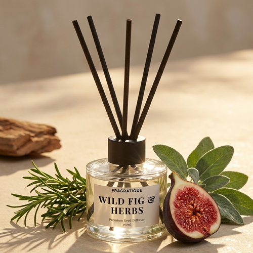 Wild Fig and Herbs Small Reed Diffuser