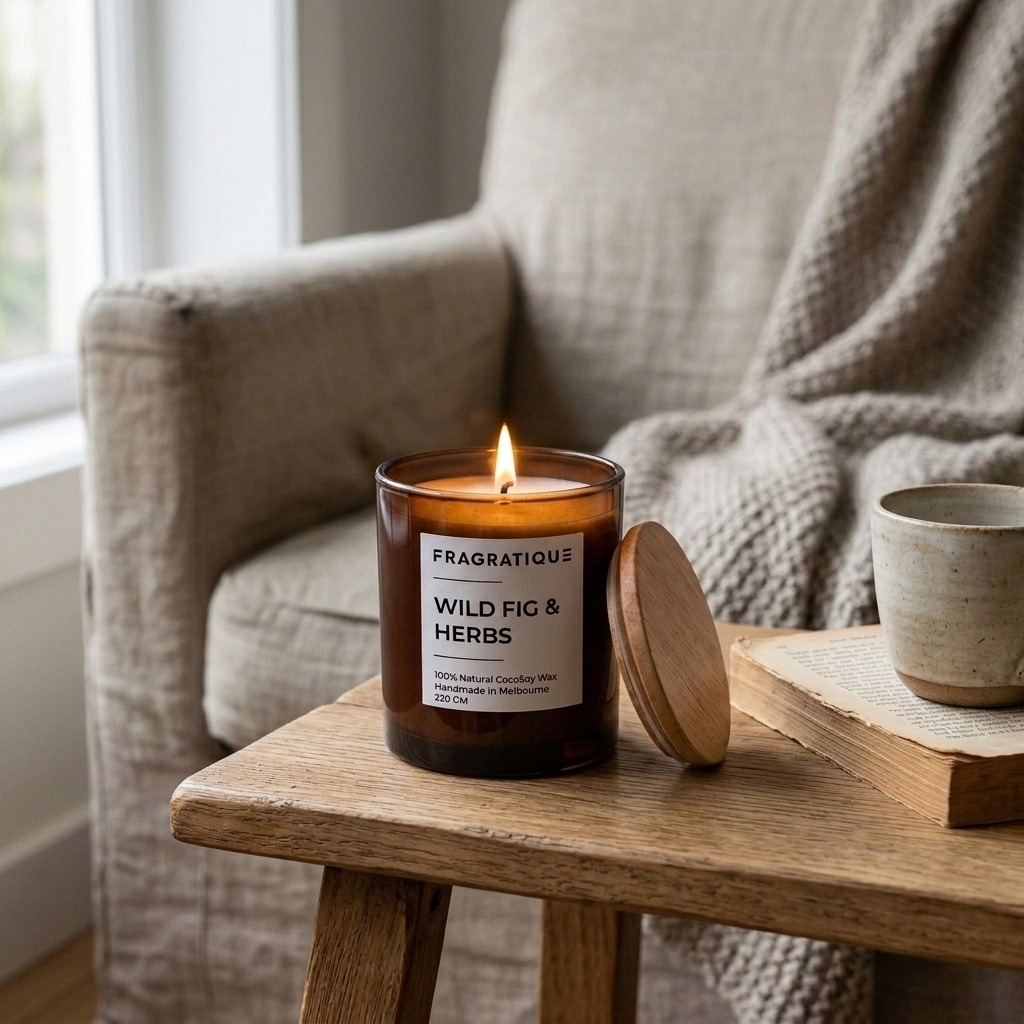 Wild Fig and Herbs Small Candle