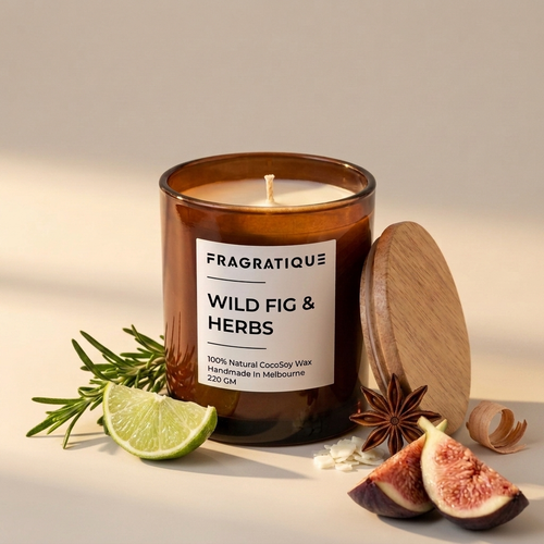 Wild Fig and Herbs Small Candle