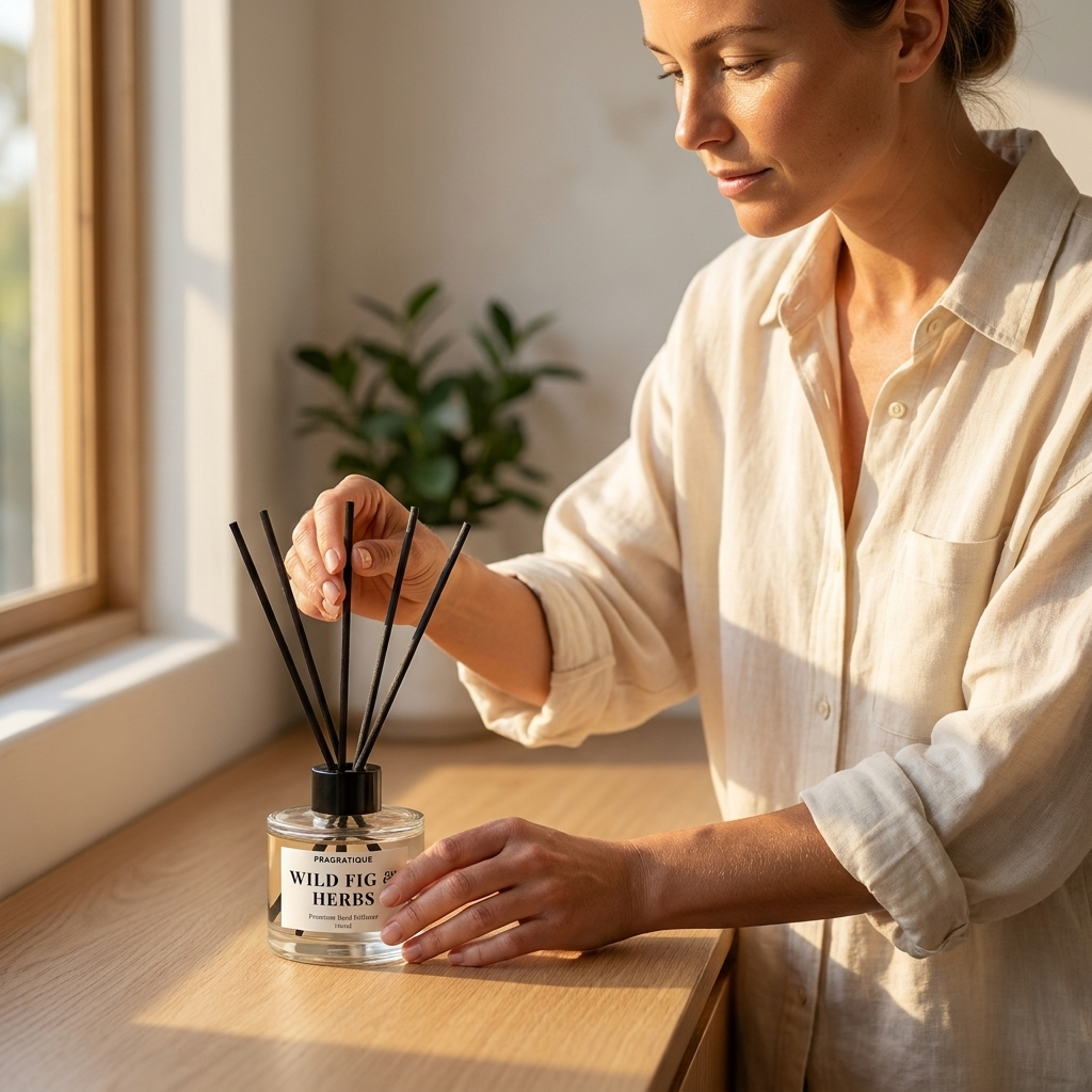 Wild Fig and Herbs Small Reed Diffuser