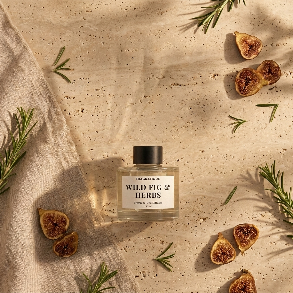 Wild Fig and Herbs Small Reed Diffuser