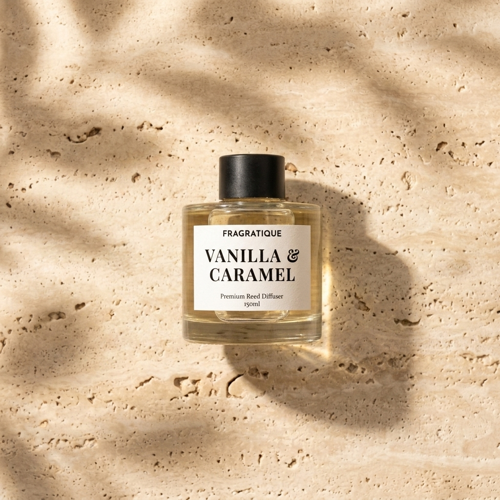 Vanilla and Caramel Small Reed Diffuser