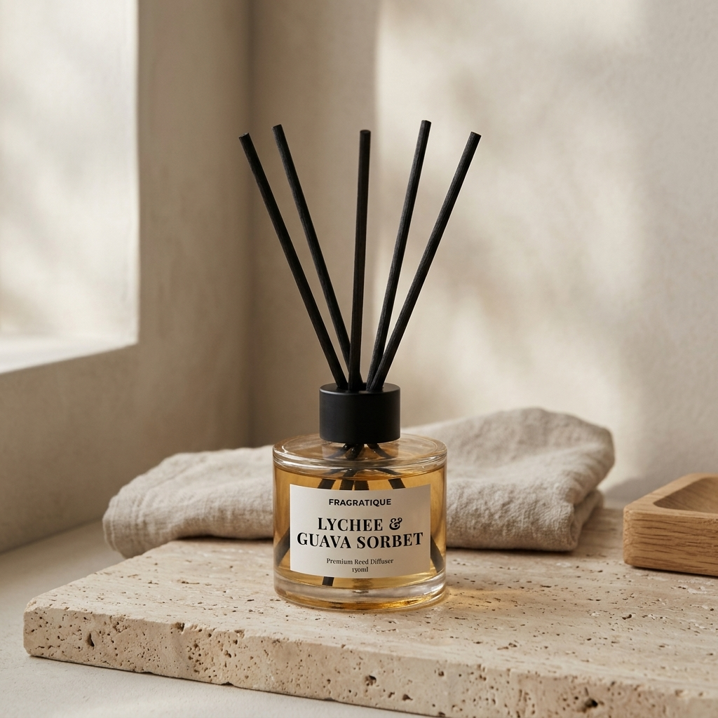Lychee and Guava Sorbet Small Reed Diffuser