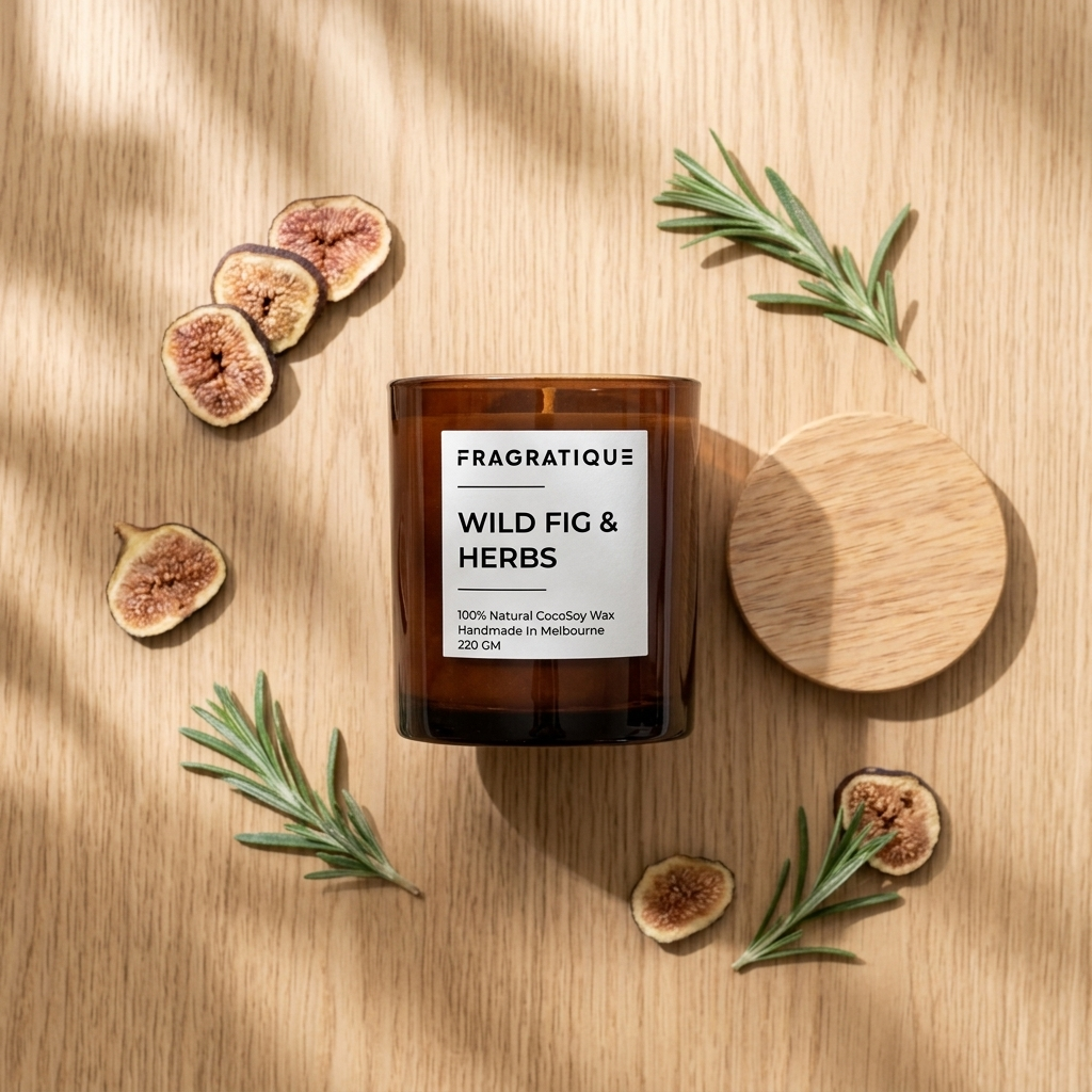 Wild Fig and Herbs Small Candle