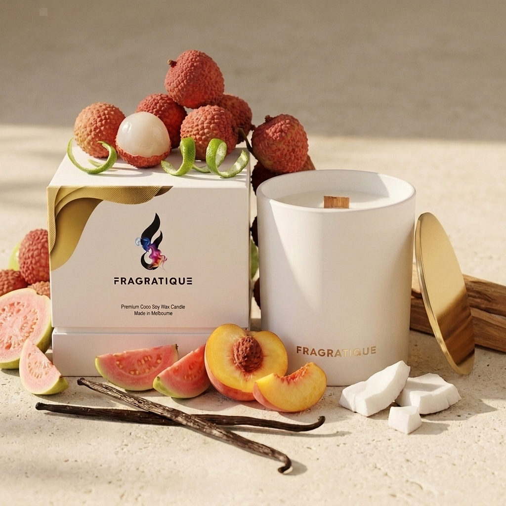 Lychee and Guava Sorbet Large Candle