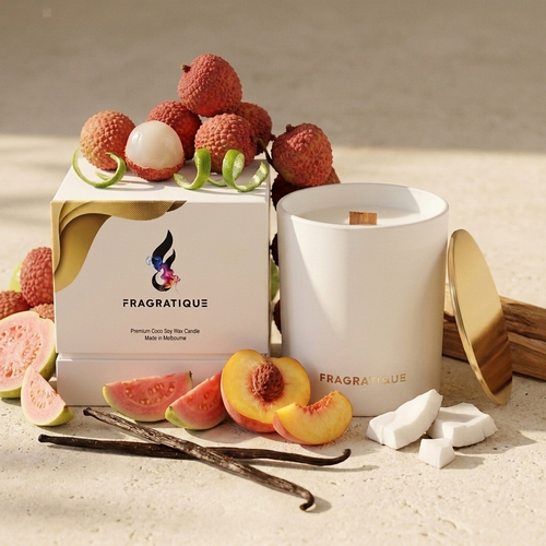 Lychee and Guava Sorbet Large Candle