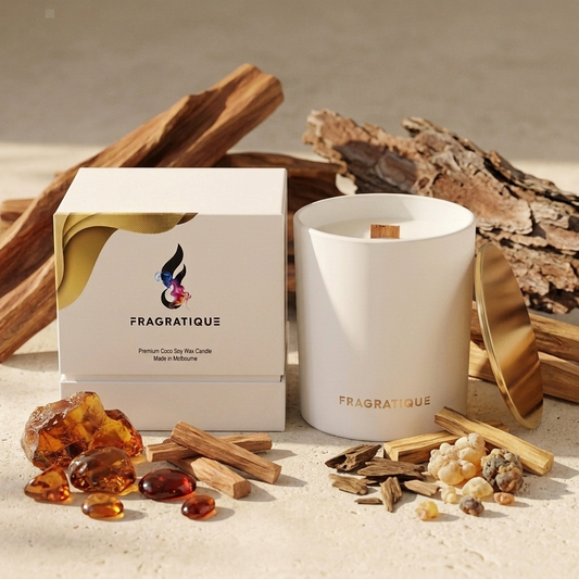 Ambered Sandalwood Large Candle