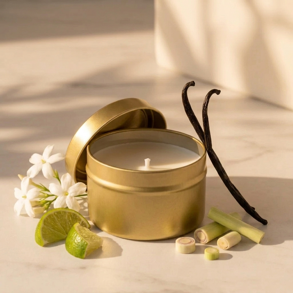 Lemongrass and Persian Lime Mini Tester Candle