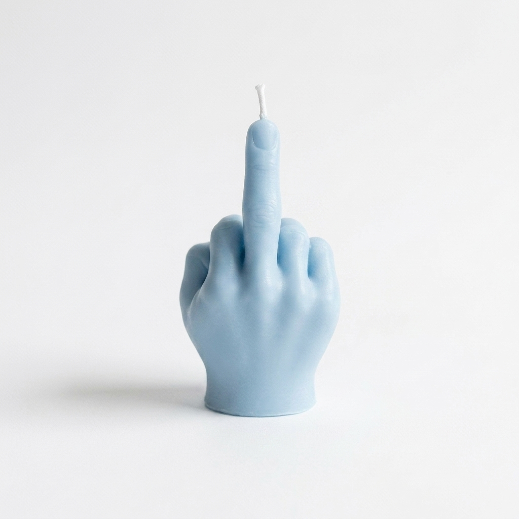 Rude Finger Candle - Large