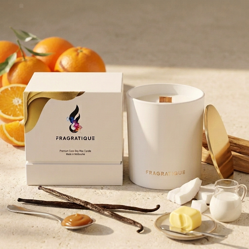Vanilla and Caramel Large Candle