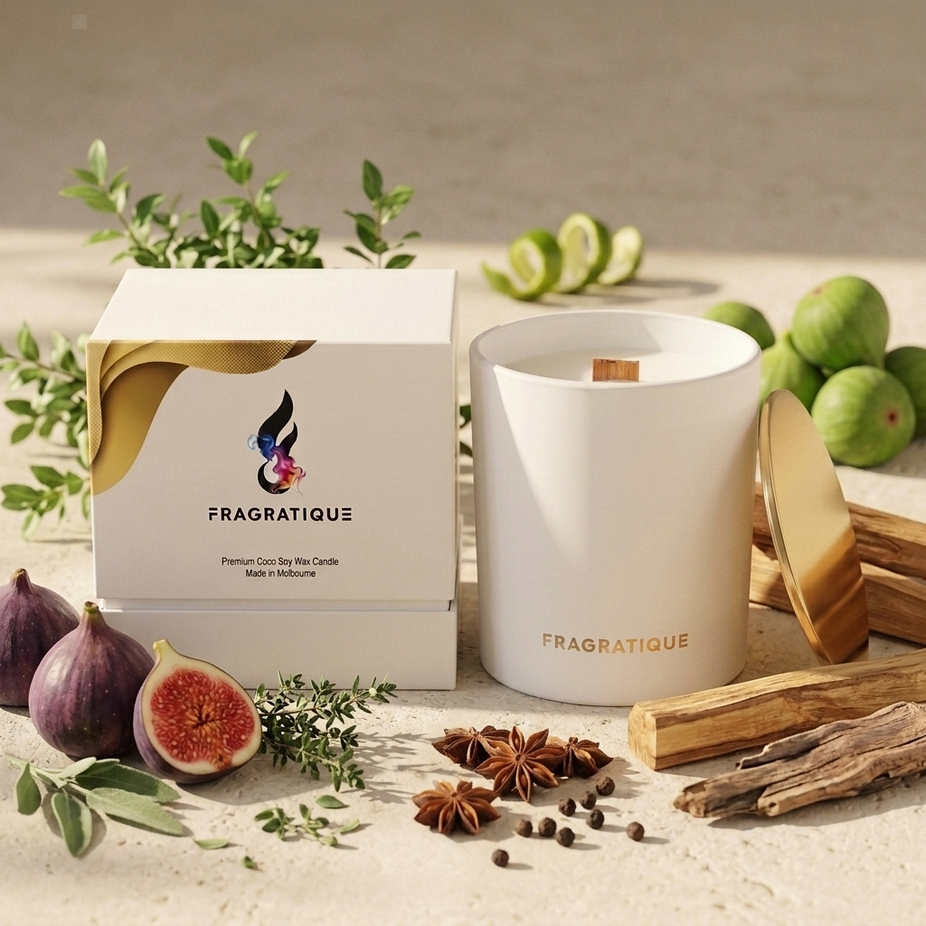 Wild Fig and Herbs Large Candle