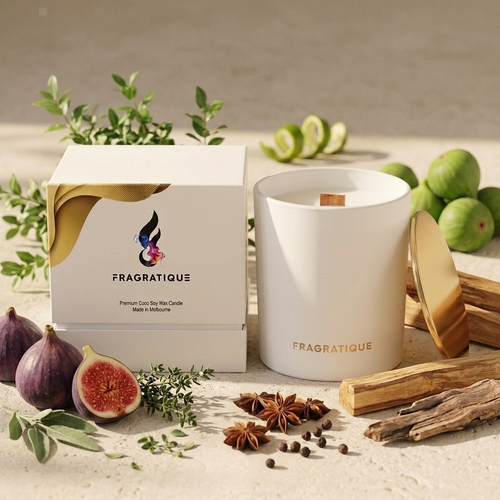 Wild Fig and Herbs Large Candle